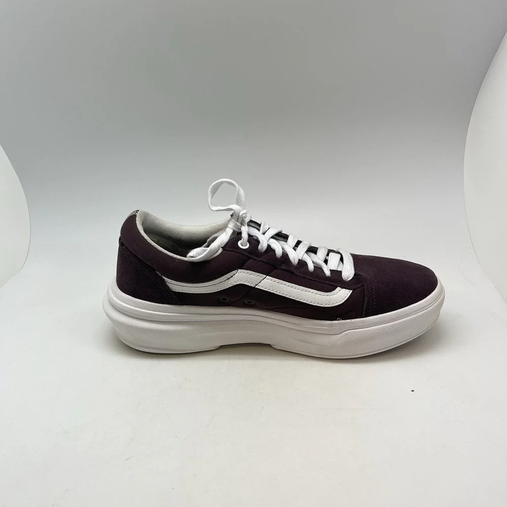 Vans Sneakers Mens 11.5 Womens 13 Old Skool Overt CC Burgundy Platform Shoes‎
